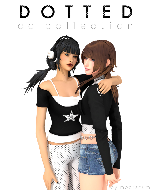Maxis Match polka dot collection by simsfinds - The Sims 4 Custom Content