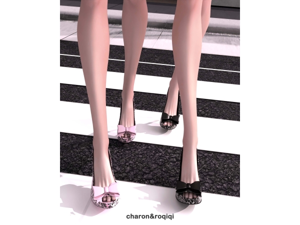 Mix [charonroqiqi]N7_High heel - The Sims 4 Custom Content