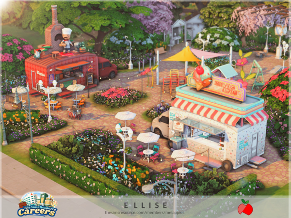 Mix CAREERS Ellise park - The Sims 4 Custom Content