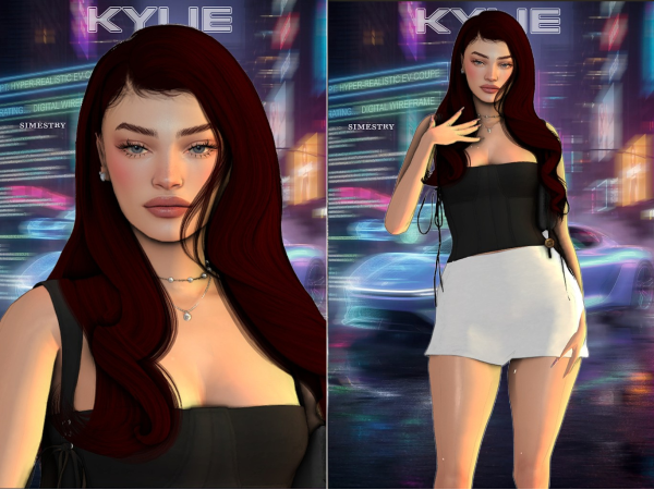 Alpha kylie by simstry - The Sims 4 Custom Content