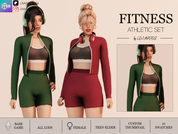 Alpha FITNESS TOP by thesimsresource - The Sims 4 Custom Content