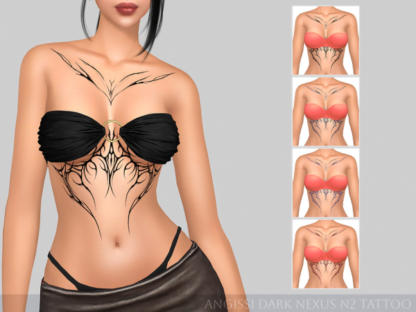 Mix Dark Nexus N2 by ANGISSI - The Sims 4 Custom Content