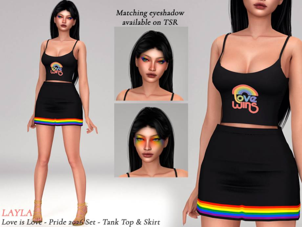 Alpha curseforge Pride 2026 The Love is Love Set - The Sims 4 Custom Content