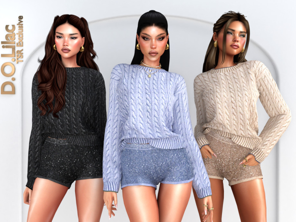 Alpha Cozy Luxe Set - The Sims 4 Custom Content