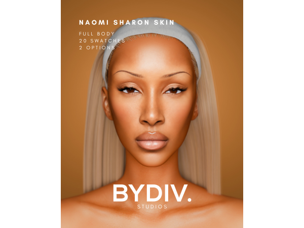 Alpha NAOMI SHARON SKIN by bydiv - The Sims 4 Custom Content