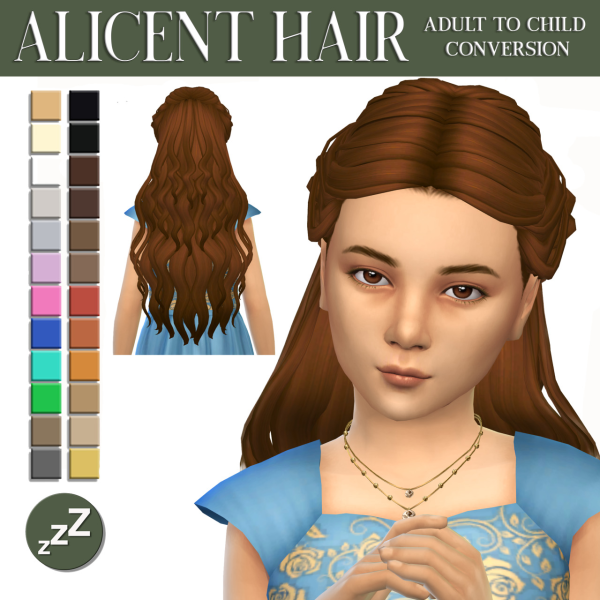 Maxis Match HAIR CONVERSIONS by simsfinds - The Sims 4 Custom Content