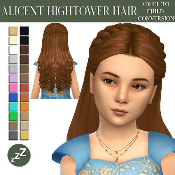 Maxis Match HAIR CONVERSIONS by simsfinds - The Sims 4 Custom Content