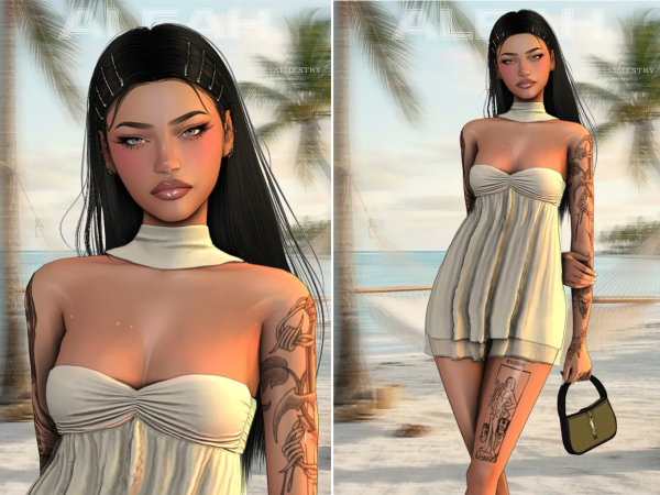 Alpha aleah by simstry - The Sims 4 Custom Content