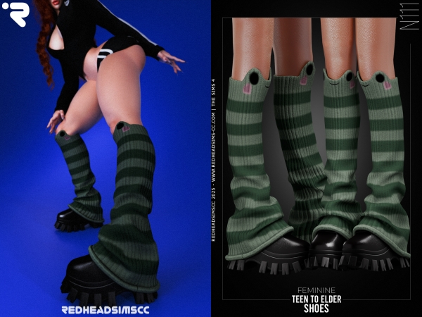 Alpha AF SHOES N111 - The Sims 4 Custom Content