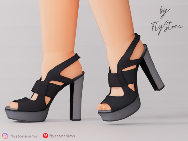 Female Platform High Heel Sandals by FlyStone