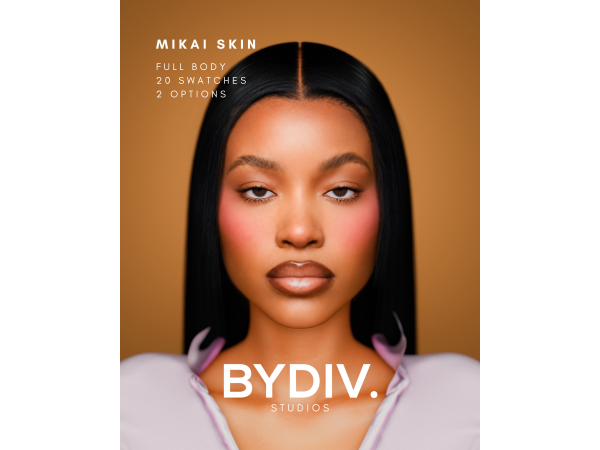 Alpha MIKAI SKIN by bydiv - The Sims 4 Custom Content