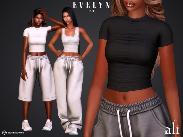 Alpha EVELYN set by ali1 - The Sims 4 Custom Content