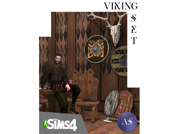 Alpha Viking Set - The Sims 4 Custom Content