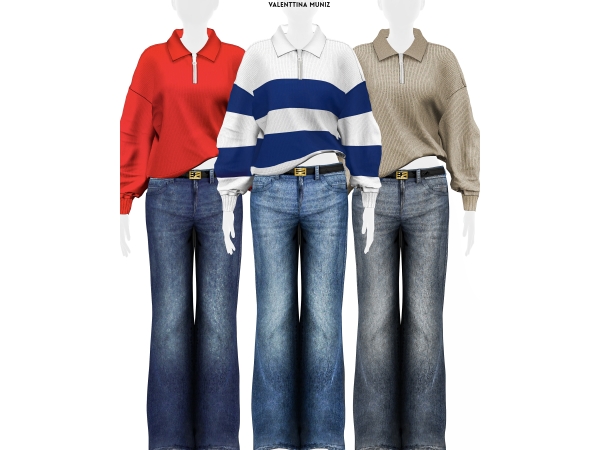 Alpha Manuella Set Valenttina Muniz - The Sims 4 Custom Content