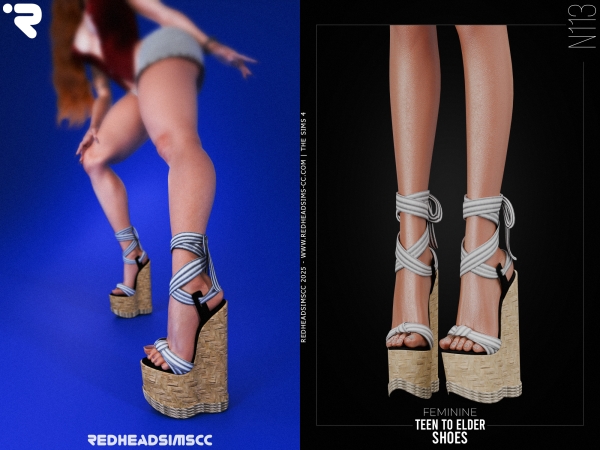 Alpha AF SHOES N113 - The Sims 4 Custom Content