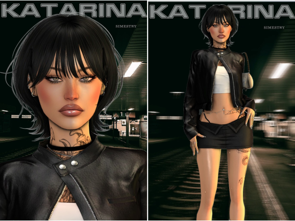 Alpha katarina by simstry - The Sims 4 Custom Content