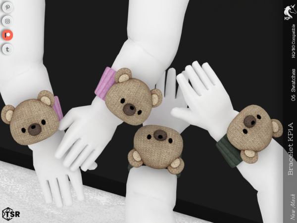 Alpha Bracelet KP1A Infant by KaTPurpura - The Sims 4 Custom Content