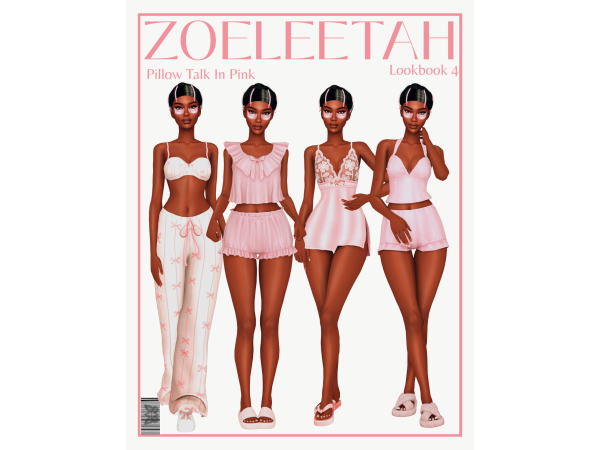 Mix Pillow Talk In Pink ZoeLeetah - The Sims 4 Custom Content