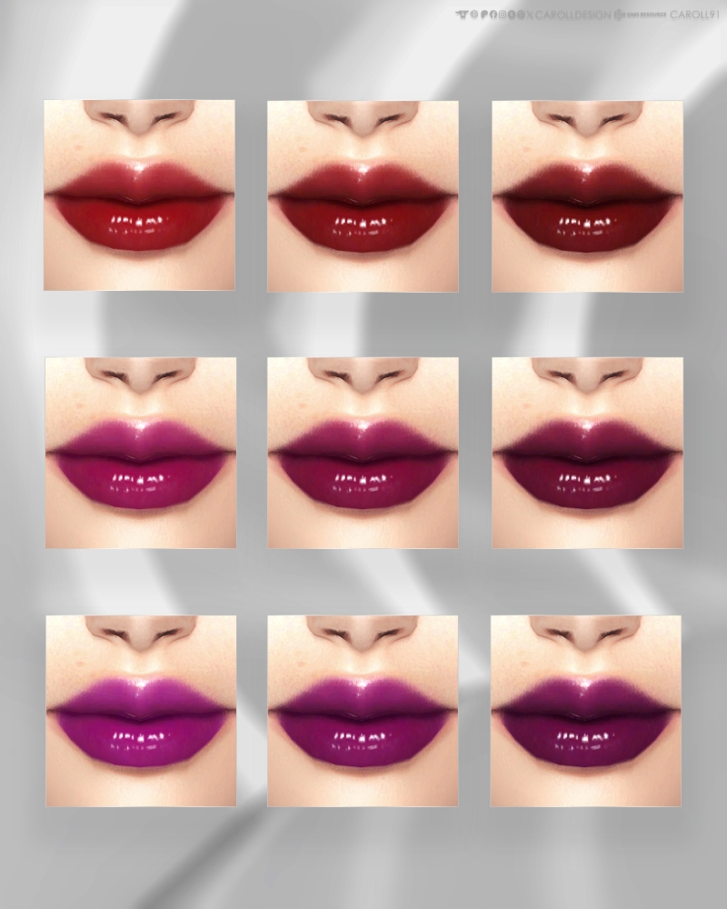 Alpha Adele Lipstick HQ by carolldesign - The Sims 4 Custom Content