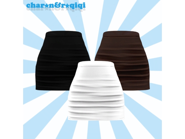 Mix [charonroqiqi]Polka dot lace_bottom - The Sims 4 Custom Content