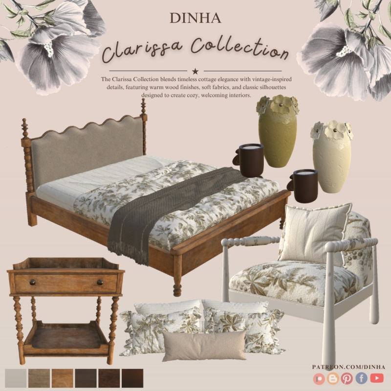 Alpha Clarissa Collection by dinhagamer - The Sims 4 Custom Content