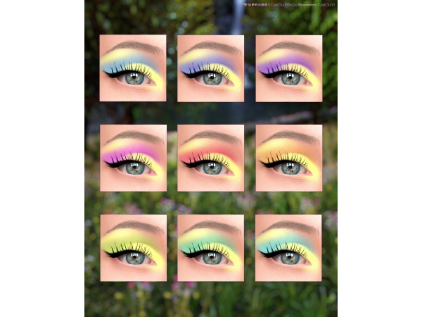 Alpha Midnight Sun Eyeshadow HQ - The Sims 4 Custom Content