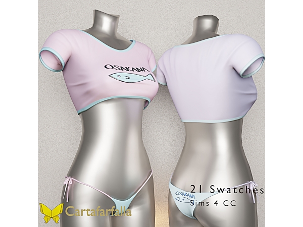 Alpha Cartafarfalla MIZUKI - The Sims 4 Custom Content