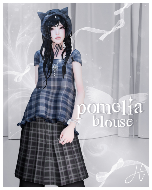 Maxis Match heartquake pomelia blouse by simsfinds - The Sims 4 Custom Content
