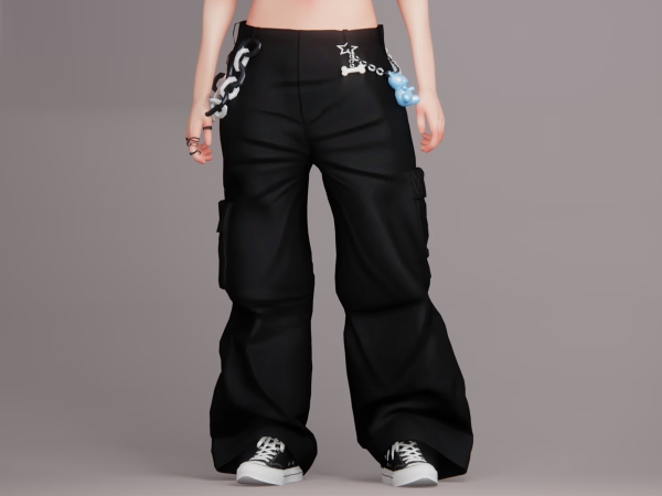 Alpha Ride Pants - The Sims 4 Custom Content