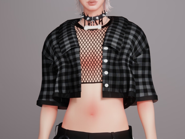 Alpha Ride Top - The Sims 4 Custom Content