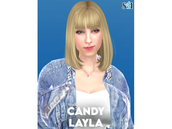 Alpha Sims 4 CAS Candy Layla - The Sims 4 Custom Content