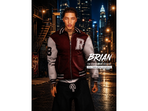 Alpha Brian (Sim Download) - The Sims 4 Custom Content