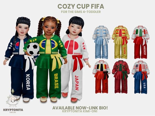 Maxis Match COZY CUP FIFA BABY - The Sims 4 Custom Content