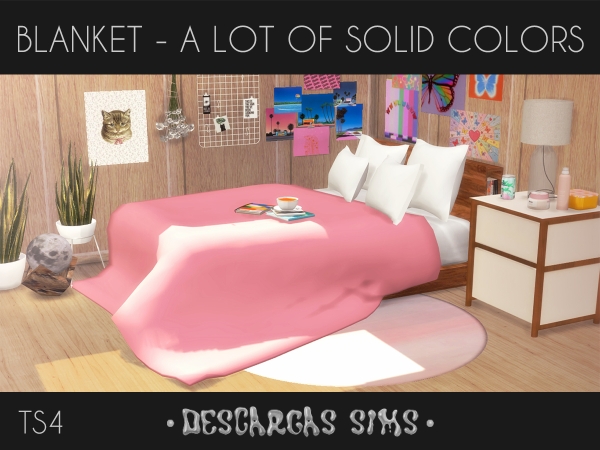 Alpha BLANKET A Lot of Solid Colors - The Sims 4 Custom Content