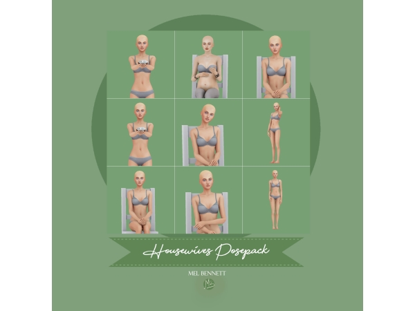 Mix Housewives Posepack - The Sims 4 Custom Content
