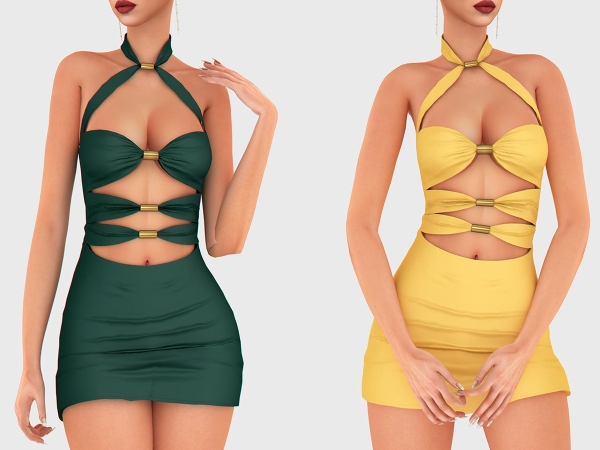 Alpha Allie Dress - The Sims 4 Custom Content