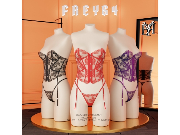 Alpha FR_Lunna Sets - The Sims 4 Custom Content