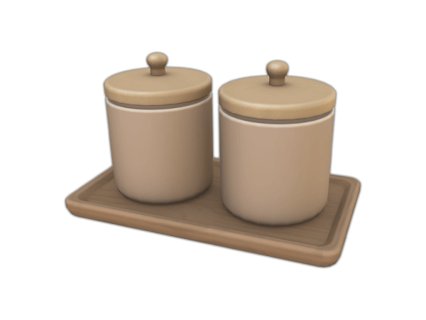 Maxis Match Comiko Modern Farm Kitchen Jars - The Sims 4 Custom Content