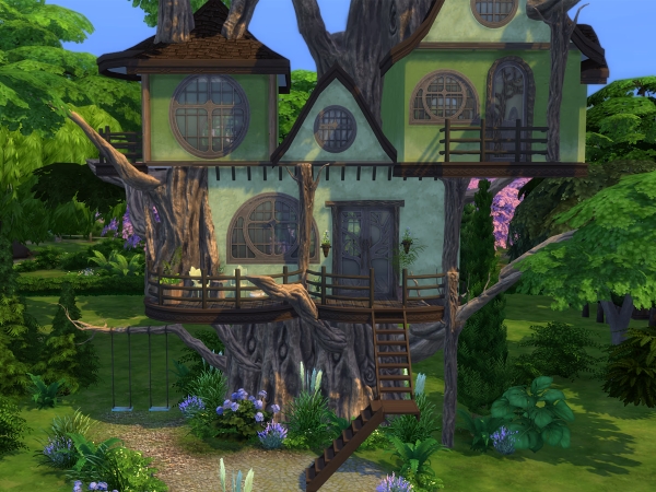 Maxis Match Treehouse Build Set - The Sims 4 Custom Content