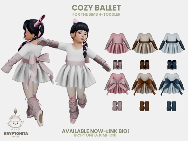 Maxis Match COZY BALLET by kryptonita - The Sims 4 Custom Content