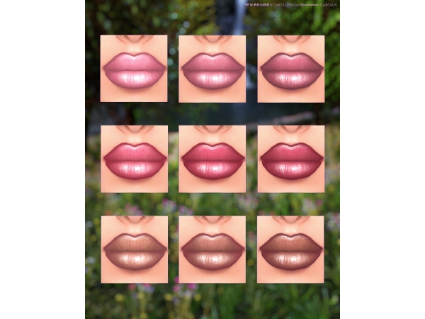 Alpha Midnight Sun Lipstick HQ - The Sims 4 Custom Content