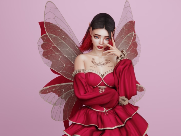 Alpha Juni Wings - The Sims 4 Custom Content
