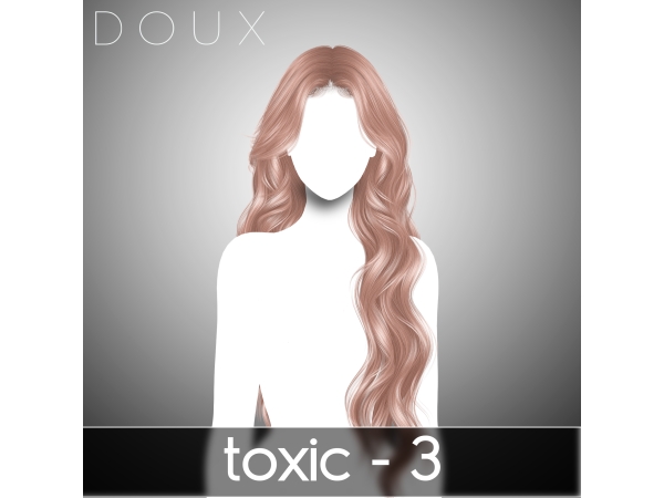 Alpha Toxic Hairstyle Free Style - The Sims 4 Custom Content