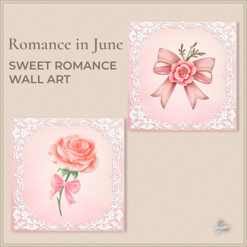 Maxis Match Romance in June Sweet Wall Art by mde - The Sims 4 Custom Content