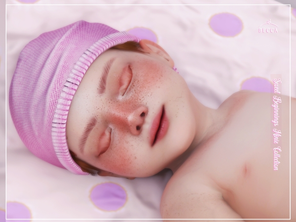 Alpha Becca Sweet Beginnings Hat - The Sims 4 Custom Content