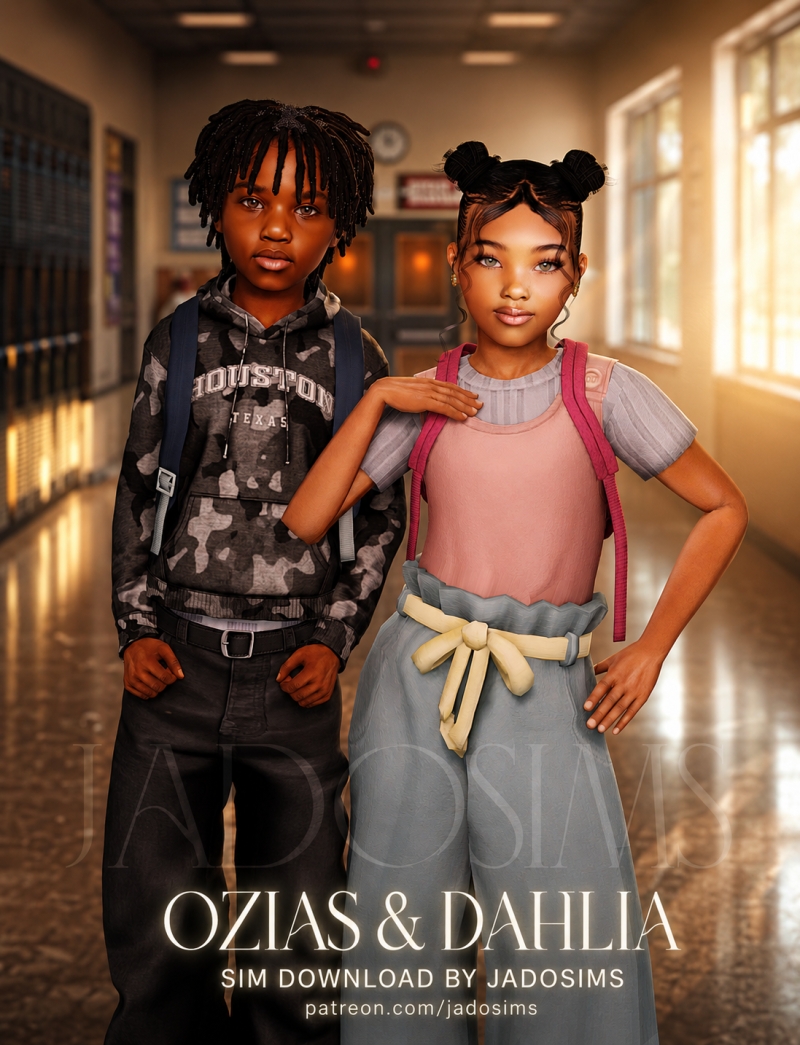 Alpha Ozias Dahlia (Sim Download) by shopwithflynnn - The Sims 4 Custom Content