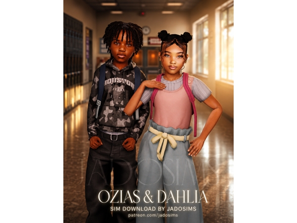 Alpha Ozias Dahlia (Sim Download) - The Sims 4 Custom Content
