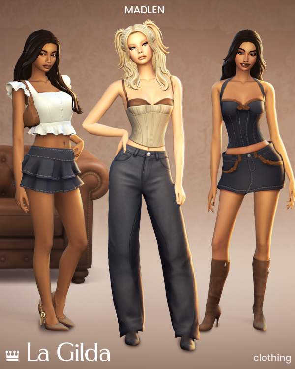 Maxis Match La Gilda Set by simsfinds - The Sims 4 Custom Content