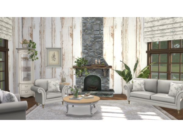 Alpha Fairy Tree House Walls 2 - The Sims 4 Custom Content