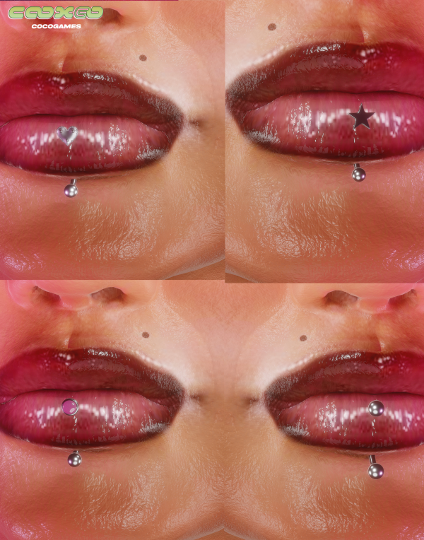 Alpha The Lip Ring Dump by simsfinds - The Sims 4 Custom Content